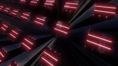 4k Colored Neon Blocks Loops Pack