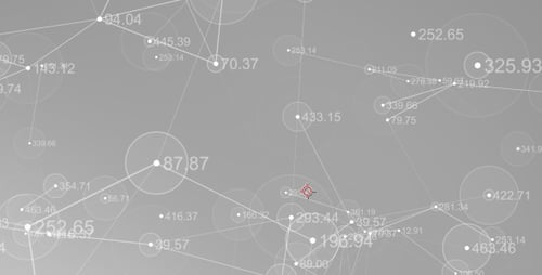 Geometric Network Data Connections Animated Background