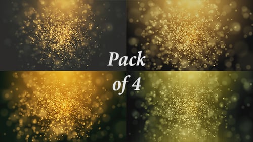 Golden Bokehs and Particles Loop Backgrounds