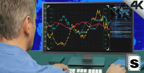 Trader Using Computer