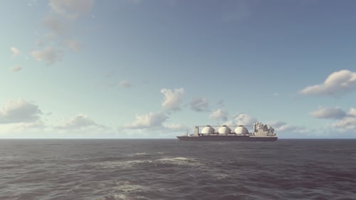 LNG Tanker Sails
