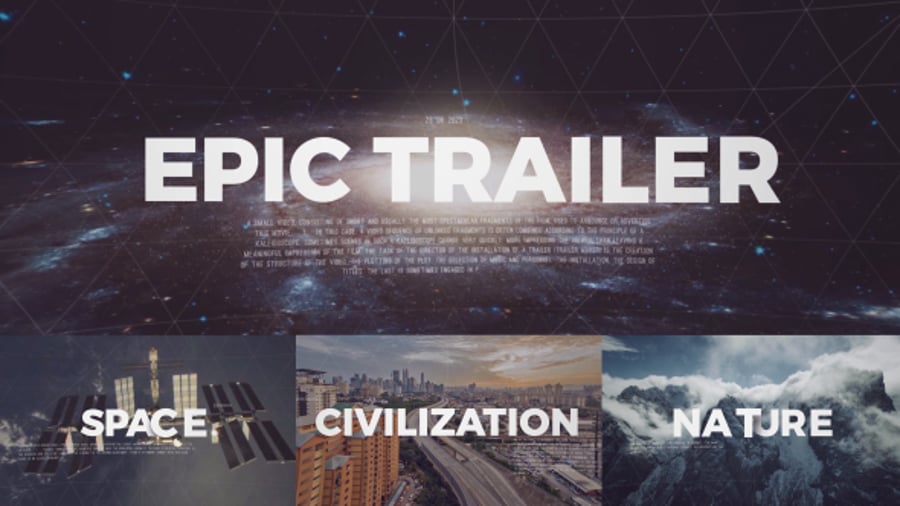 Cover for Cinematic Trailer - Epic Trailer