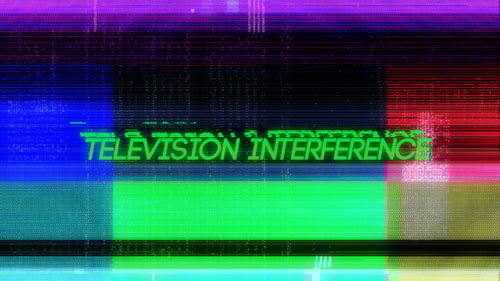 Digital Glitch Transition and Effect Overlays