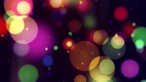 Colorful Bokeh Loop 4K