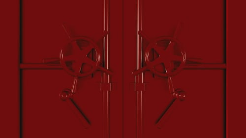 Red Bank Vault Safe Door Opening