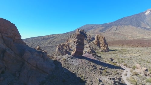 Aerial View of Teide National Park in Tenerife, Canary Islands, Spain