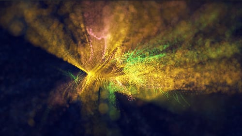 Gorgeous Color Particles Background