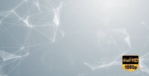 Abstract Geometric Plexus Network Loop Background