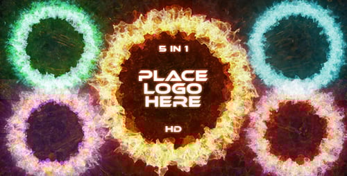 Dynamic Energy Portal Circle Logo Reveal Pack