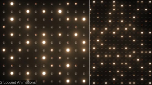 Rhythmic Flashing Lights Wall Seamless Loop Background