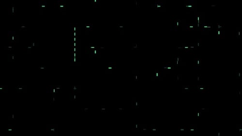 Animated Glitch Digital Line Grid Background