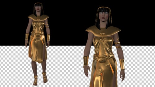 Isis - Dieu de l'Egypte antique - Marcher