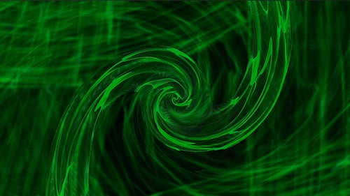 Green Spiral Background