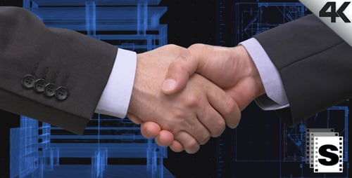 Business Handshake Before Digital Architecture Blueprints