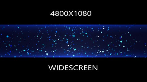 Blue Particles Wall Widescreen