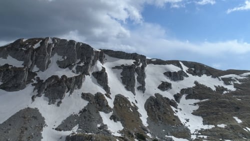 Vue aérienne des monts Durmitor au Monténégro