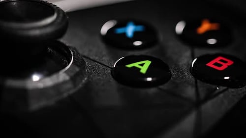 Video Game Controller Close Up