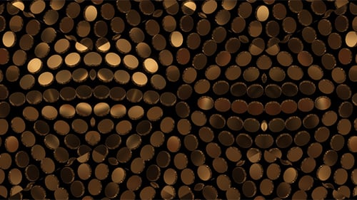 Goldmünzen Kaleidoskop