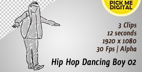 Hip Hop Tanzender Junge 02
