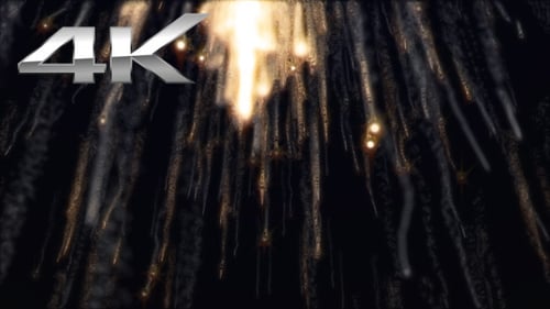 Fallendes Feuerwerk