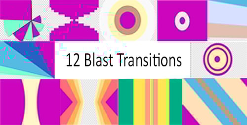Dynamic Blast Particle Video Transitions