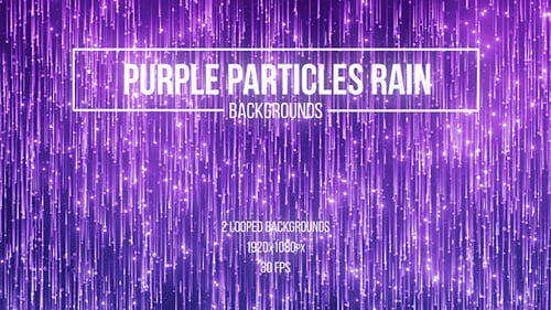 Abstract Purple Particle Stream Light Background