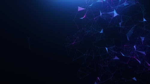 Dynamic Plexus Network Abstract Background