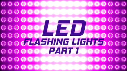 Dynamic Flashing LED Wall Light Patterns