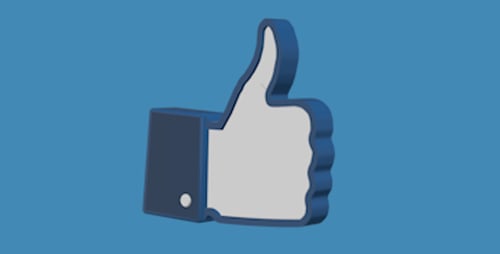 Modern 3D Thumbs Up Social Media Like Icon Loop