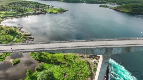 Whirlpools of the Maelstrom of Saltstraumen, Nordland, Norway