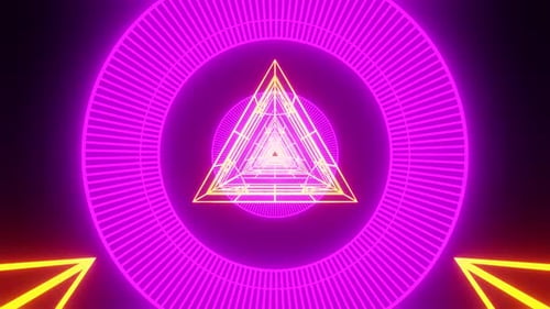 Tunnel d'arrière-plan Star Sci Fi Tunnel Vj Loop HD