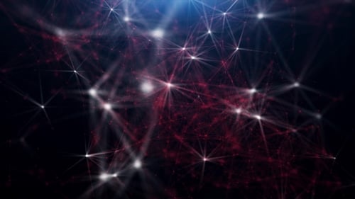 Futuristic Network Technology Connection Background