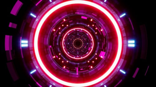 Tunnel Vj Background