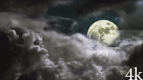 Dark Clouds Moon