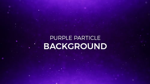 Abstract Purple Glowing Particles Dust Background Animation
