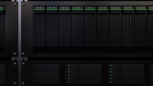 Server-Racks mit Cloud-Technologie
