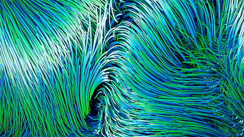 Flowing Streaks of Light