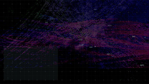 Gitter für digitale Matrix-Partikel 10
