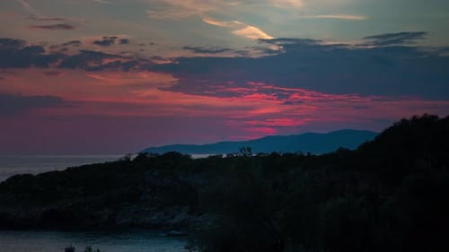 Puesta de sol, paisaje, naturaleza, lapso de tiempo, cielo, rayos
