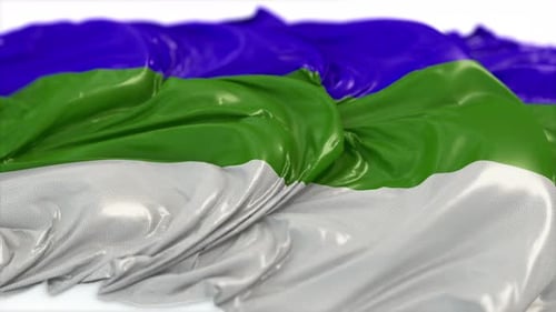 Abstract Fluid Fabric Flag Waving Background