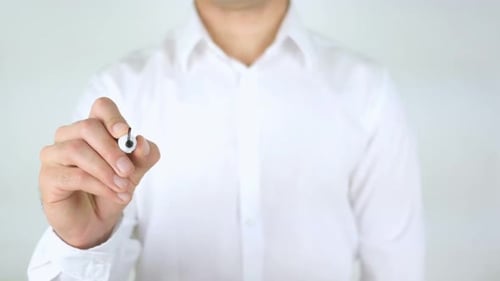 Data Exchange Written on Glass by Hand