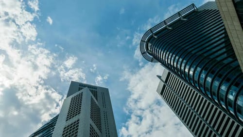 High Building In City