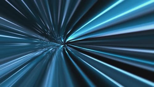 High Speed Blue Fiber Optic Data Transfer Technology Background