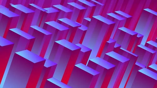 Vibrant Geometric Abstract Blocks Motion Background Animation
