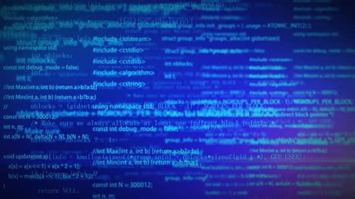 Code de programme de réseau informatique