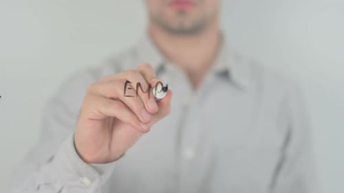 Motivación de los empleados: escribir a mano en la pantalla