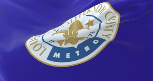Louisville Flag, Kentucky, United States