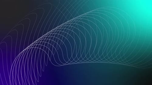 Dynamic Abstract Wave Line Pattern Background