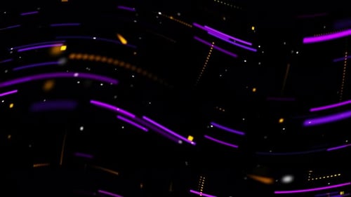 Abstract background with animation moving of lines