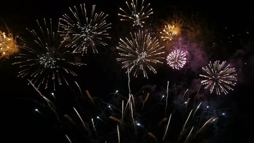 Pinkes Feuerwerk